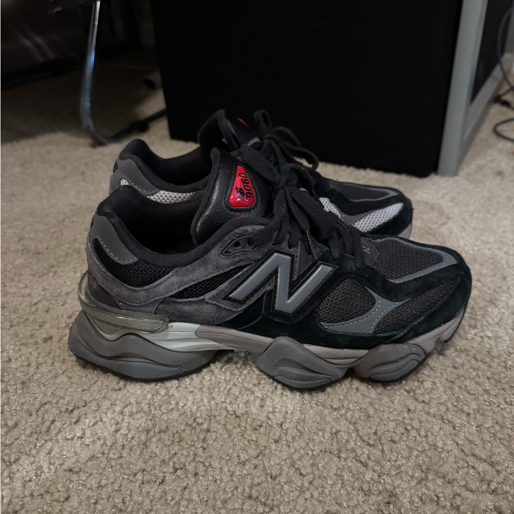 New Balance Black and Gray 9060 Shoes